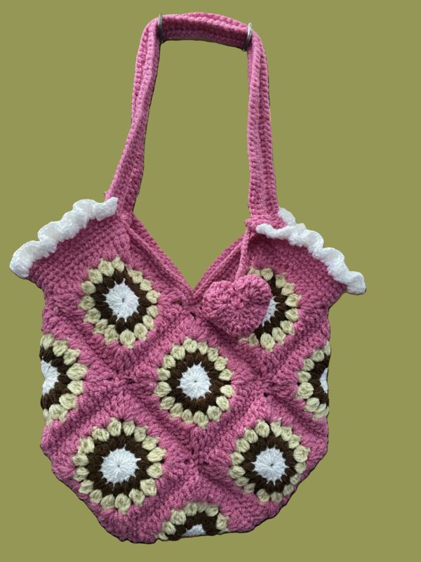 Tote bag rose