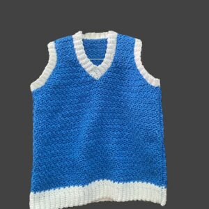 Gilet bleu confort