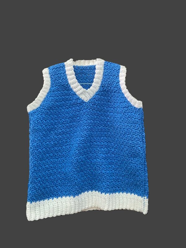 Gilet bleu confort